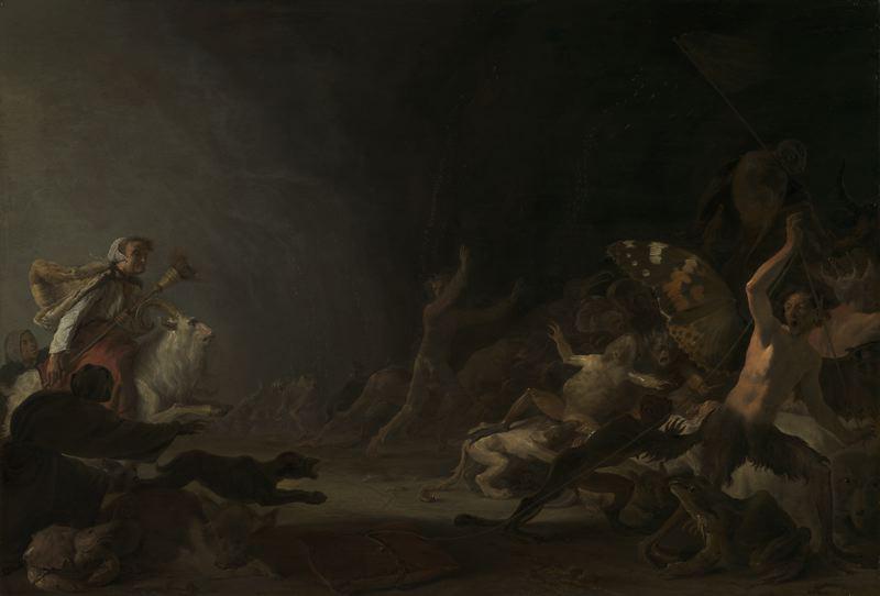 Cornelis Saftleven A Witches' Sabbath Sweden oil painting art